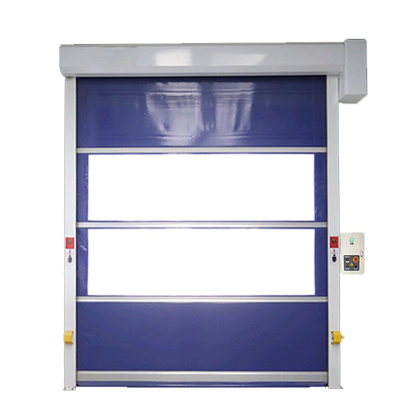 Roller Shutter Door Manufacturer - Clean Workshop PVC Fast Servo Motor Splicing Flat Motor