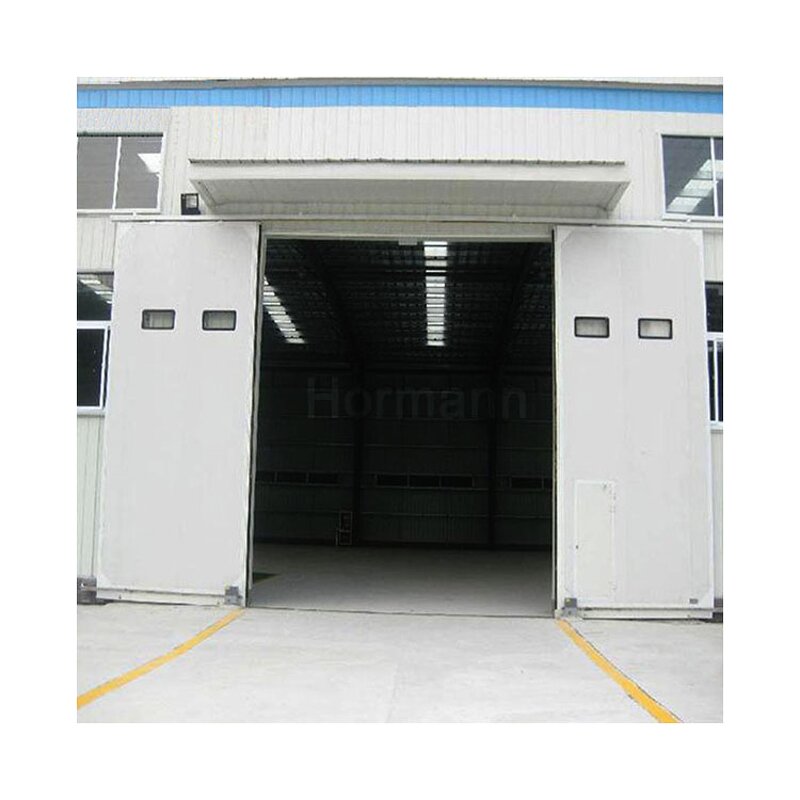Industrial Sliding Door Manufacturer - Workshop Warehouse Affordable Double-sided Color Coated Polyurethane Insulation Wind Resistance