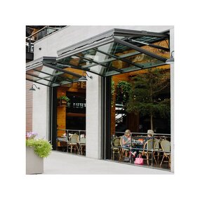 Garage Door Manufacturer - Electric Sliding Vertical Aluminum Alloy Folding Aluminum Glass Vertical Folding