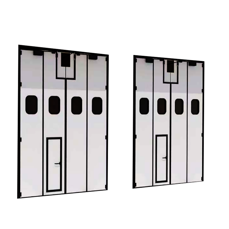 Industrial Door Manufacturer - High Quality Corner Folding Automatic Insulated Small Folding Metal
