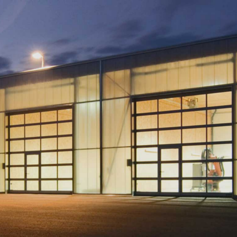 Glass Garage Door Manufacturer - 4s Shop Special Warranty One Year Low Price