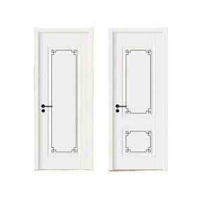 Interior Door Manufacturer - High Grade Carbon Fiber Solid Wood Composite Unpainted for Bedroom