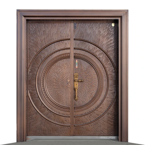 Security Door Manufacturer - Zinc Alloy Casting Aluminum Steel Home Security Entry