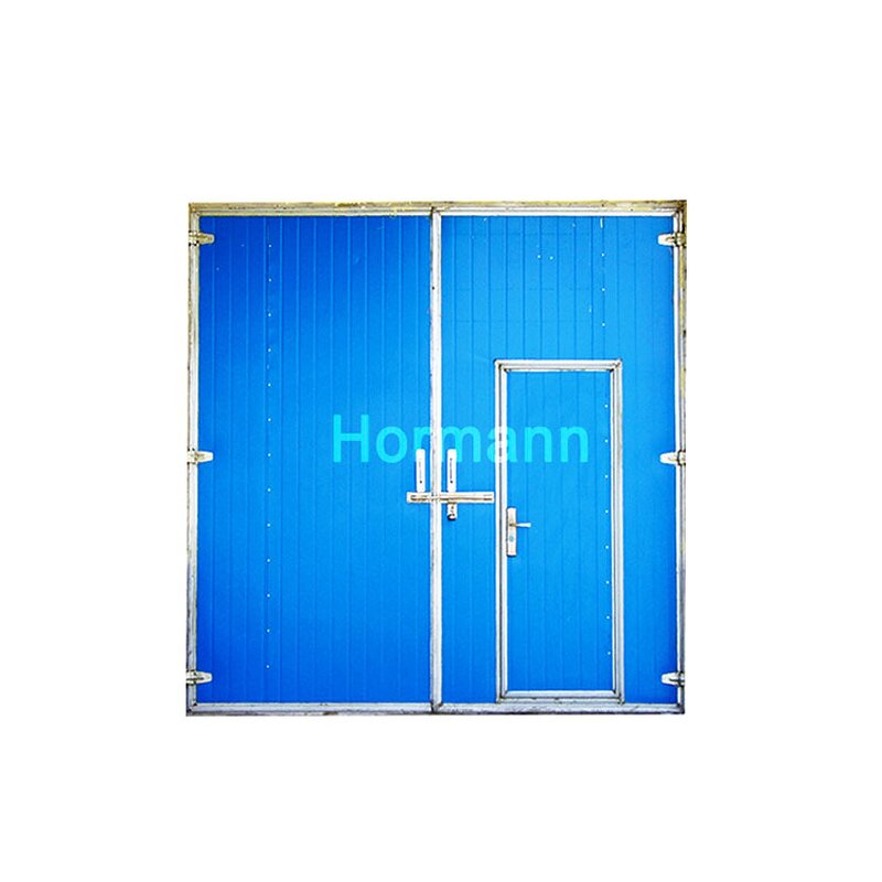 Industrial Sliding Door Manufacturer - Pu Foam Insulated Double Panel Sectional Overhead