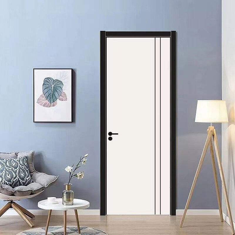 Interior Door Manufacturer - High Grade Carbon Fiber Solid Wood Composite Unpainted for Bedroom
