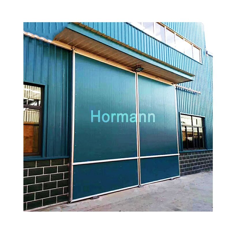 Industrial Door Manufacturer - Customizable Color Electric Folding Flat Windproof Design