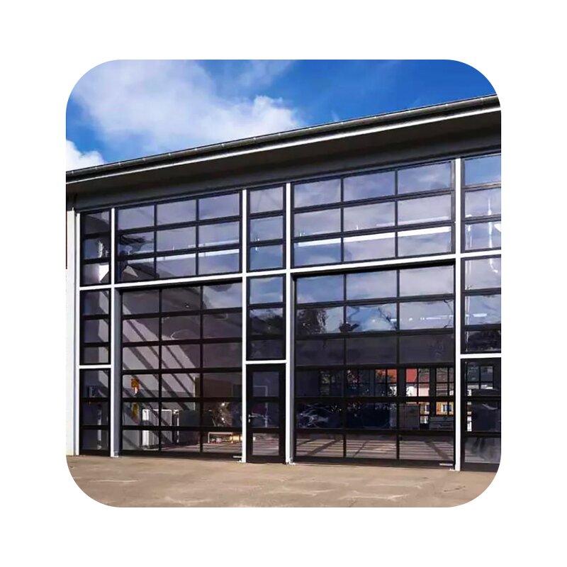 Glass Garage Door Manufacturer - 4s Shop Special Warranty One Year Low Price