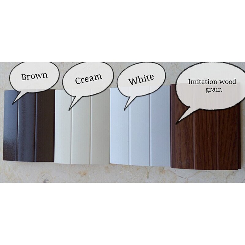 Rolling Shutter Door Manufacturer - European-style Thermal Insulation Wind Resistant Aluminum Profile Panel