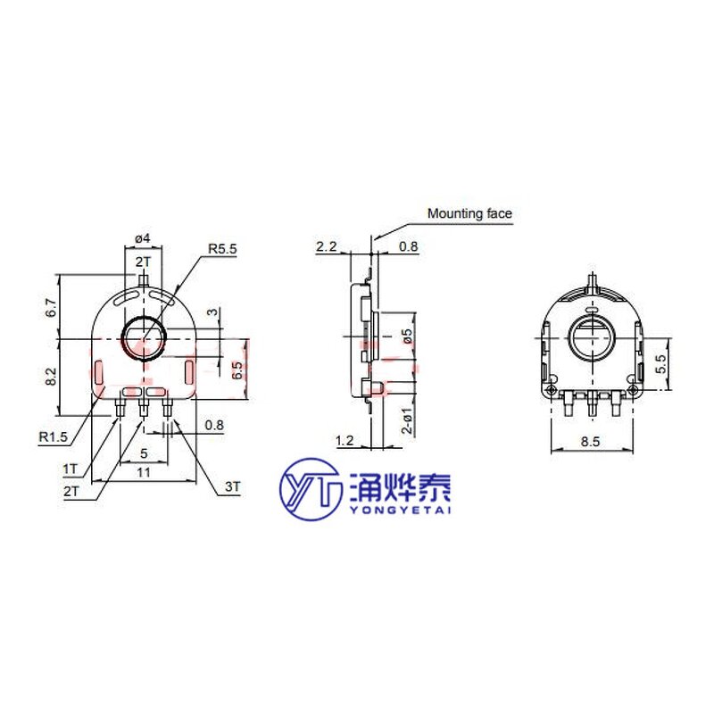 Silver Contact Switch - Manufacturer - V-15 151-156 1C25 2C25 Double Stroke