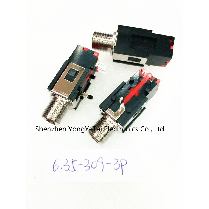 6.35mm Headphone Jack - Manufacturer - 3Pin Metal Double Channel Amplifier Audio