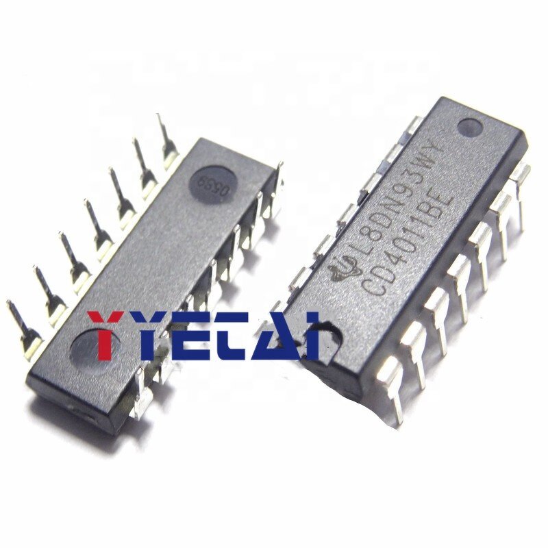 CD4011BE IC Chip - Manufacturer - DIP14 4 Input NAND Gate Inline Logic Chip
