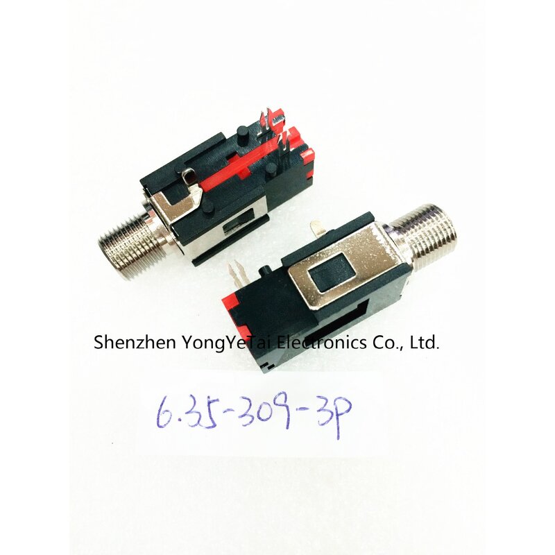 6.35mm Headphone Jack - Manufacturer - 3Pin Metal Double Channel Amplifier Audio