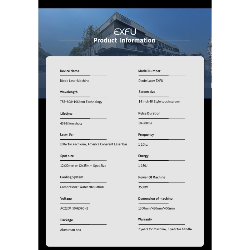 Salon Diode Laser Hair Removal Machine Factory - 755 808 1064nm Wavelength