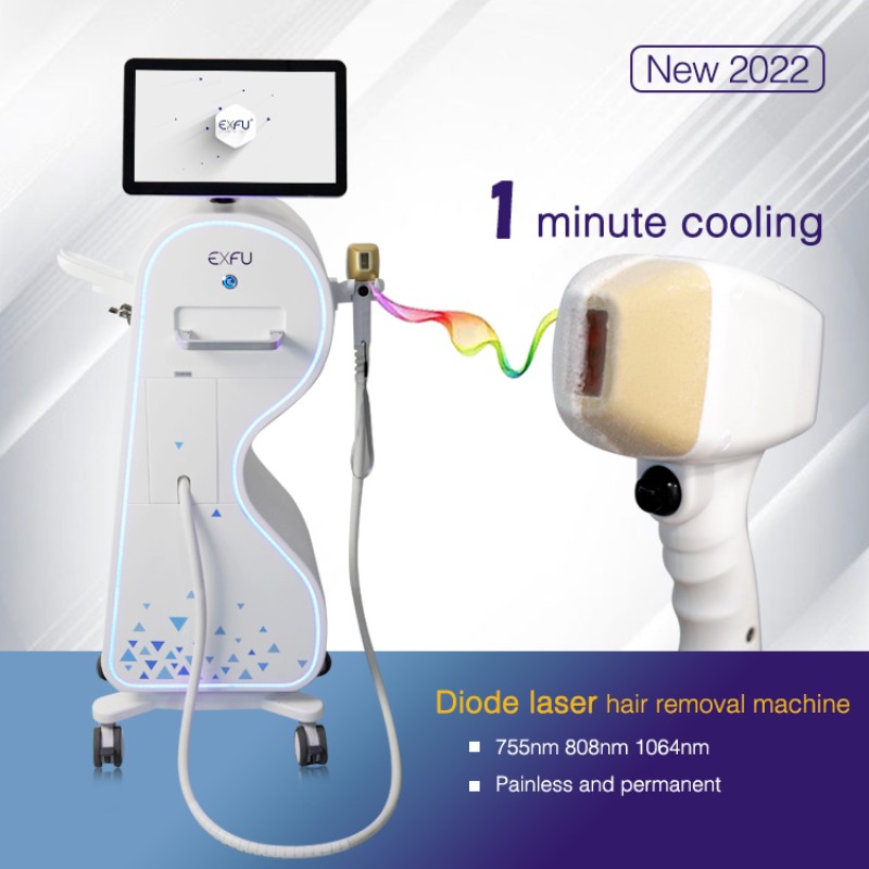 Salon Diode Laser Hair Removal Machine Factory - 755 808 1064nm Wavelength