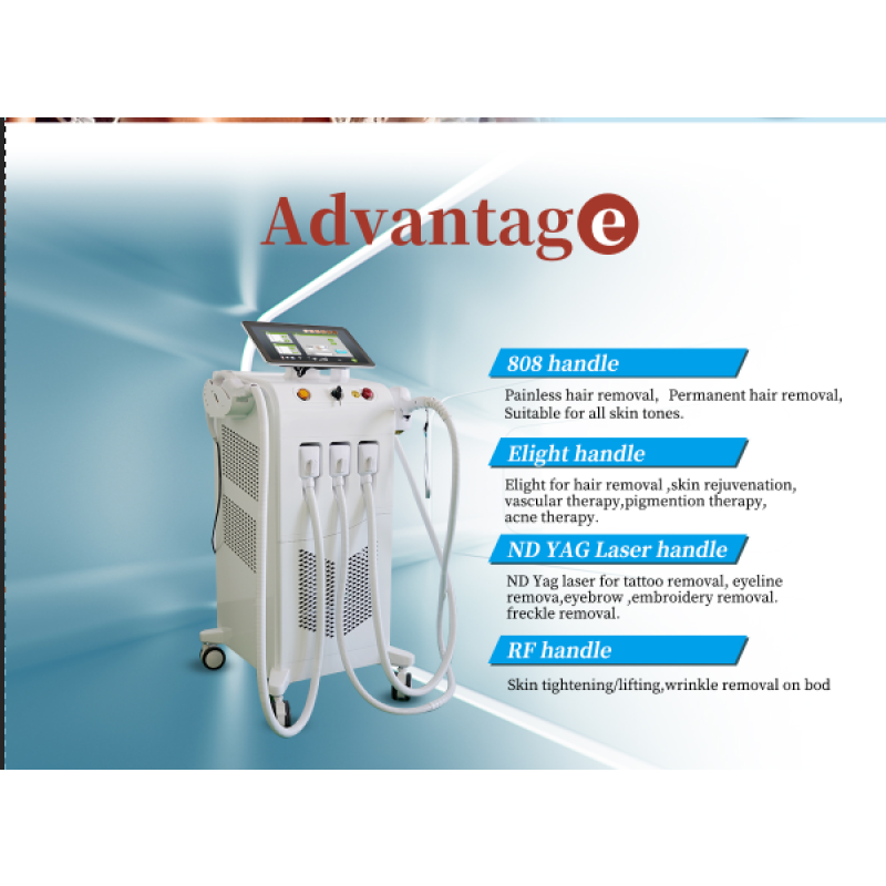 4 in 1 Laser Beauty Equipment Supplier - Diode IPL Nd Yag RF