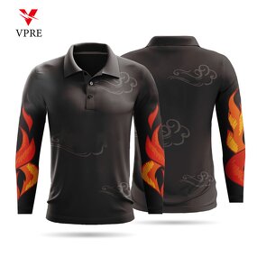 Polo Shirt - Manufacturer - Wholesale Custom High Quality Printing Sublimation Women's Long Sleeve