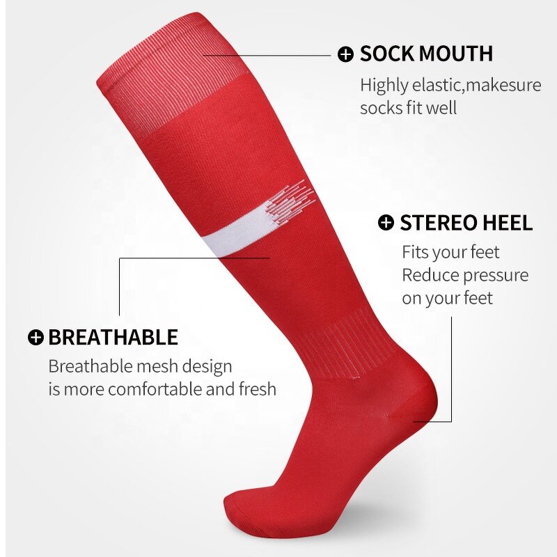 Boy's Soccer Socks - Manufacturer - Non-Silp Professional Thickened Towel Bottom Outdoor Sports ETM011