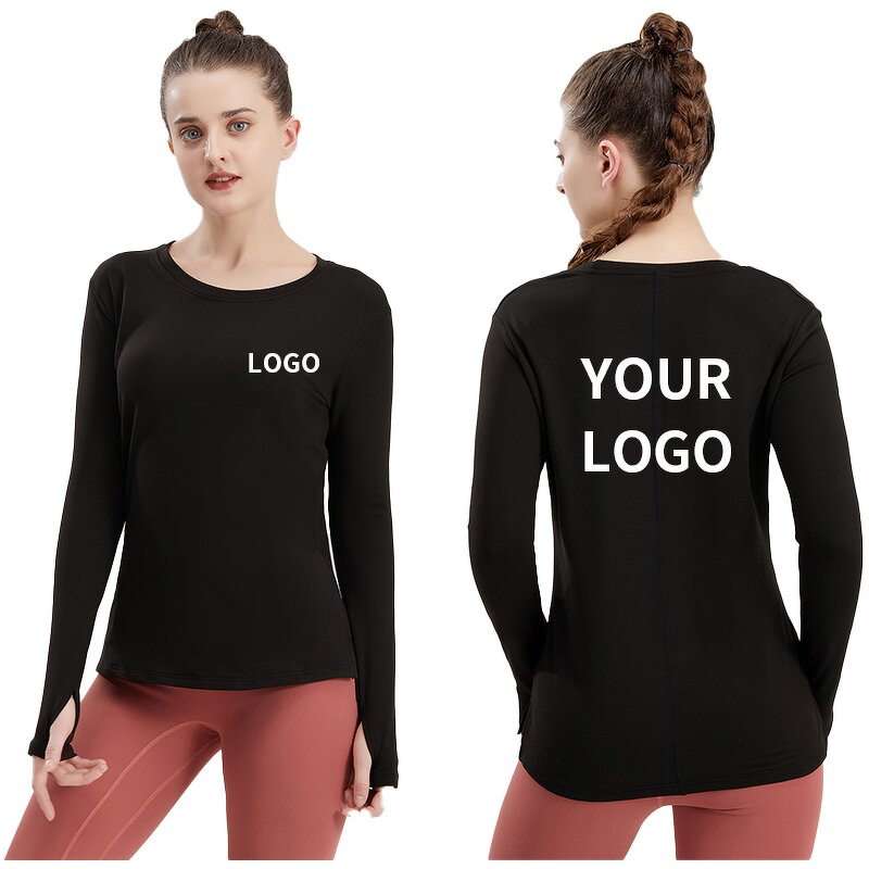 Women's Pullover Sweater - Manufacturer - Custom Logo Loose Yoga Casual Fitness Running Long Sleeve 308