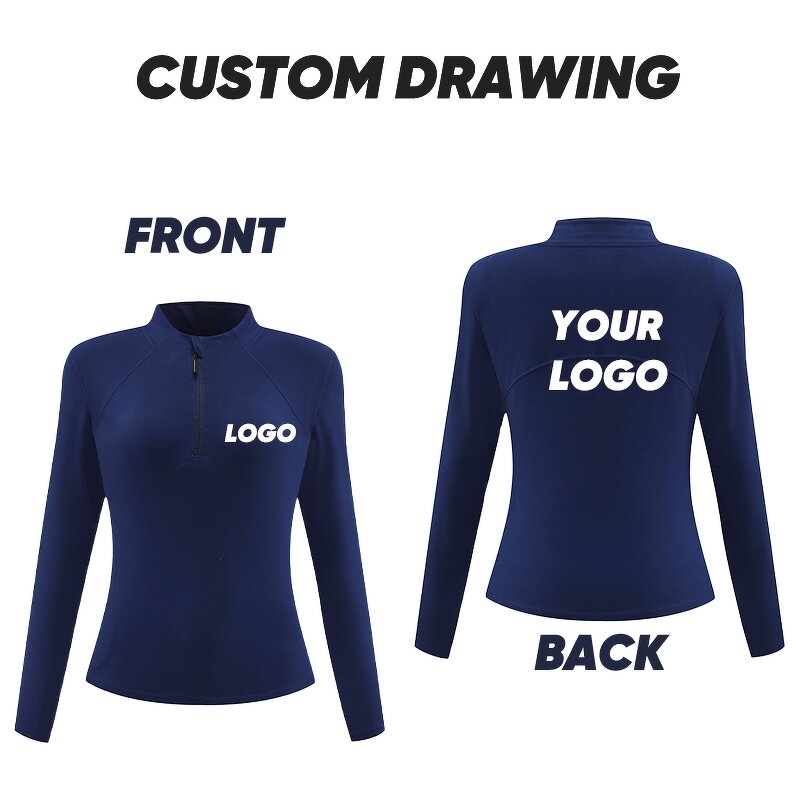 Yoga Running Jacket - Manufacturer - Half Zipper Quick Dry Long Sleeve Outdoor Gym Training Coat 309