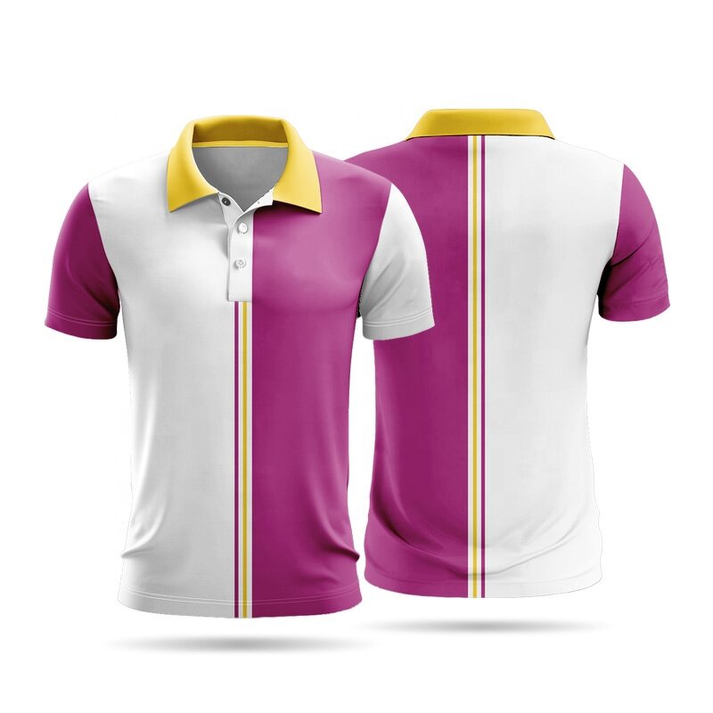 Men's Polo Shirt - Manufacturer - Wholesale Custom Embroidered Sublimation Polyester Quick Dry Breathable