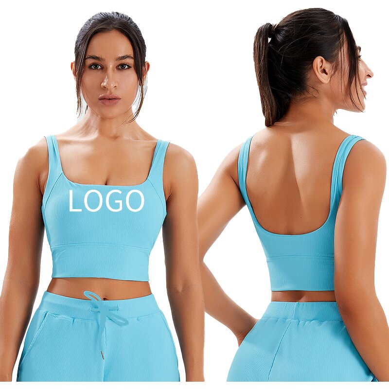 Women's Sports Bra - Manufacturer - Custom Sexy Quick Dry Yoga Tank Top Gym Workout Fitness Vest 5109