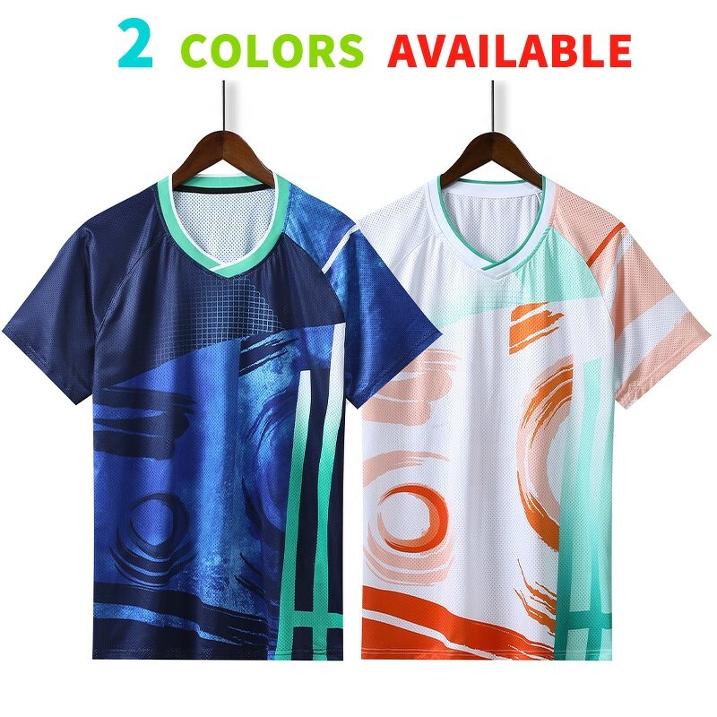 Tennis Sport T-shirt - Manufacturer - Men's Quick Drying Fashion Printing Badminton Women Training GJ246