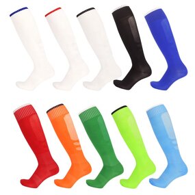 Kids Football Socks - Manufacturer - Non-slip Long Tube Over the Knee Outdoor Gym Striped Soccer EDP517