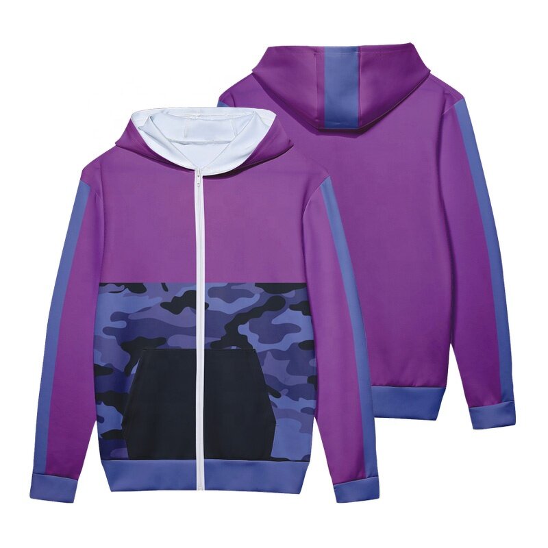Men's Sweatshirt Hoodie - Manufacturer - Sublimation Embroidery 100% Polyester Women Pull Over Unisex
