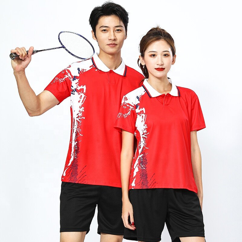 Men's Tennis T-shirt - Manufacturer - Fashion Outdoor Badminton Table Tennis Summer Short-Sleeved GJ247