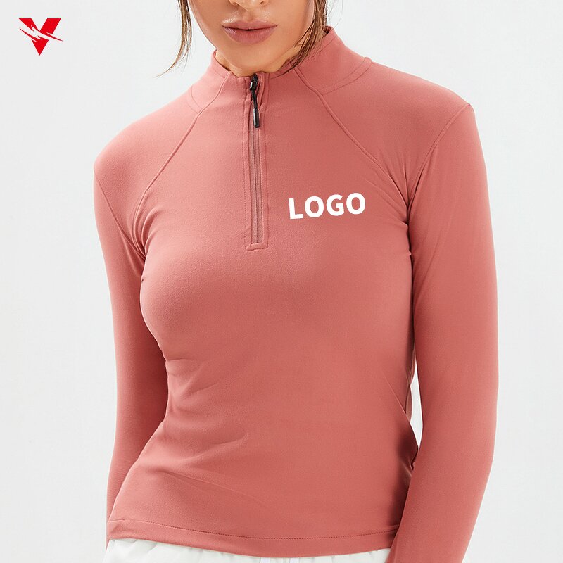 Yoga Running Jacket - Manufacturer - Half Zipper Quick Dry Long Sleeve Outdoor Gym Training Coat 309