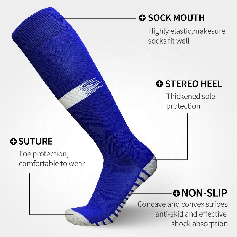 Youth Football Socks - Manufacturer - Thick Towel Bottom Mid-tube Non-slip Basketball Sports Stockings CJM682