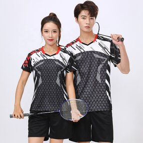 Unisex Badminton T-shirt - Manufacturer - Men's Casual Short Sleeve Quick Drying Women Oversized GJ237