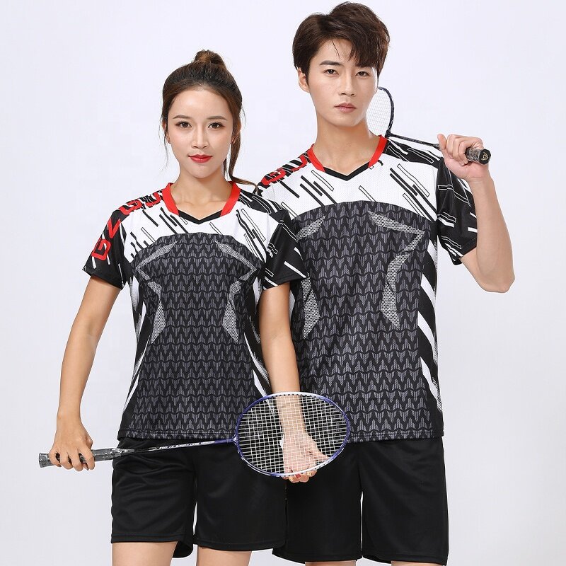Unisex Badminton T-shirt - Manufacturer - Men's Casual Short Sleeve Quick Drying Women Oversized GJ237