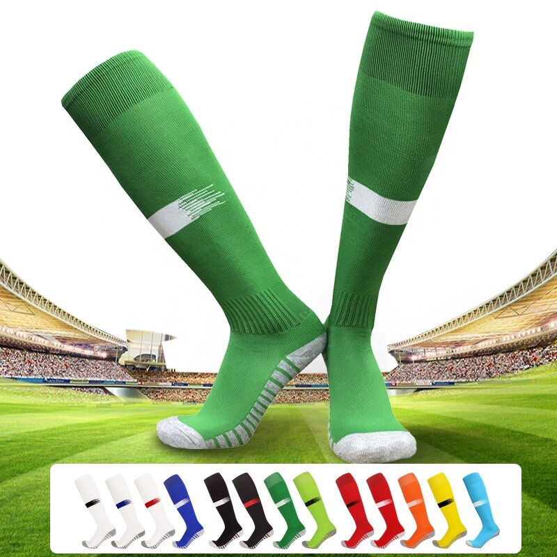 Youth Football Socks - Manufacturer - Thick Towel Bottom Mid-tube Non-slip Basketball Sports Stockings CJM682