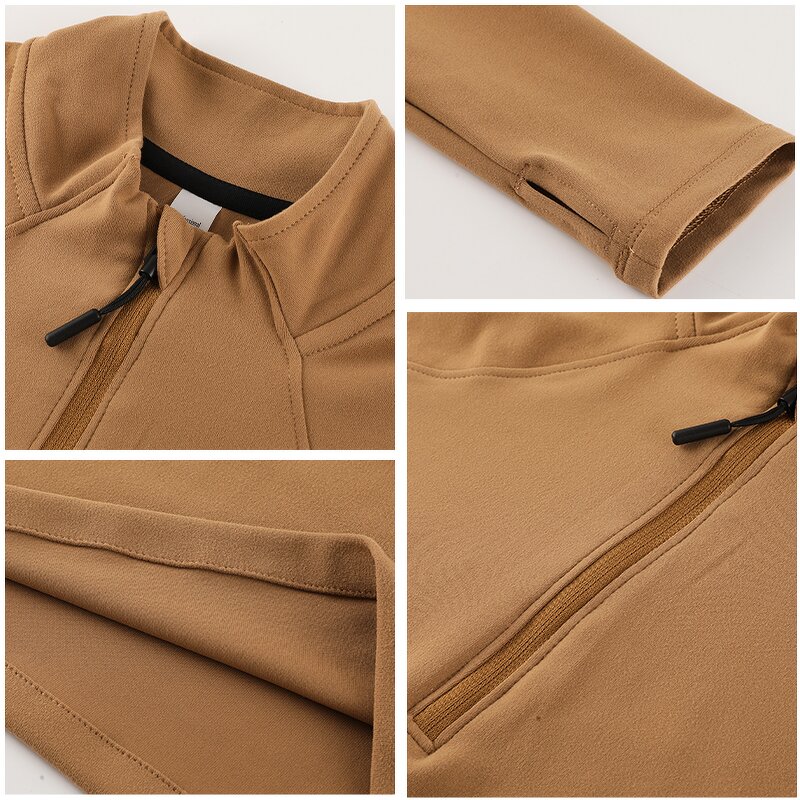 Yoga Running Jacket - Manufacturer - Half Zipper Quick Dry Long Sleeve Outdoor Gym Training Coat 309