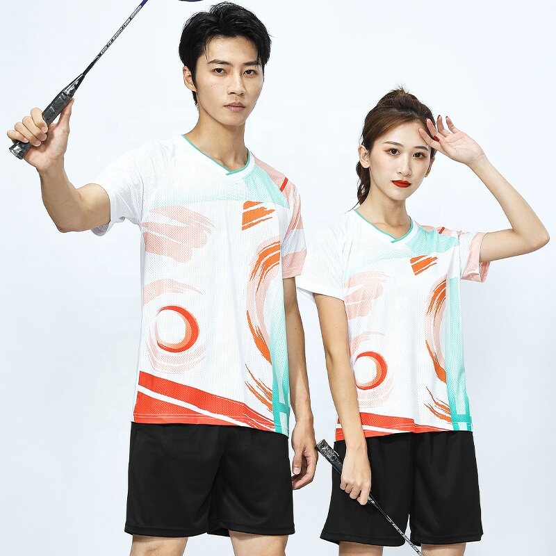 Tennis Sport T-shirt - Manufacturer - Men's Quick Drying Fashion Printing Badminton Women Training GJ246
