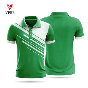 Polyester Polo Shirt - Manufacturer - Wholesale Sublimation Custom Logo Printing Embroidery Short Sleeve VL312