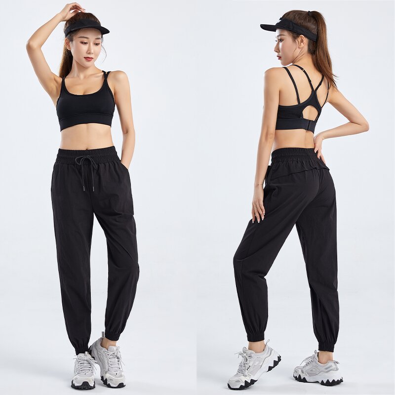 Women's Yoga Sweatpants - Manufacturer - Hot Sell Drawstring Comfortable Outdoor Training Fitness Pants 101