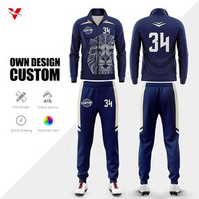 Tracksuit Set - Manufacturer - Custom Womens 2 Piece Full Zip Football Training Plus Size for Men