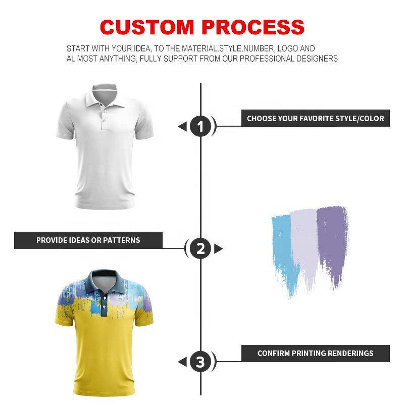 Women's Golf Polo - Manufacturer - Custom Sublimation Casual Style Short Sleeve Embroidered Plus Size