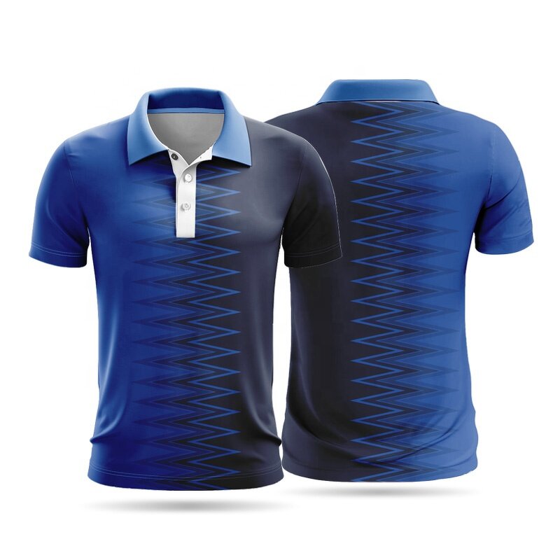 Unisex Polyester T Shirt - Manufacturer - Men's Short Sleeve White Embroidered Logo Custom Sublimation