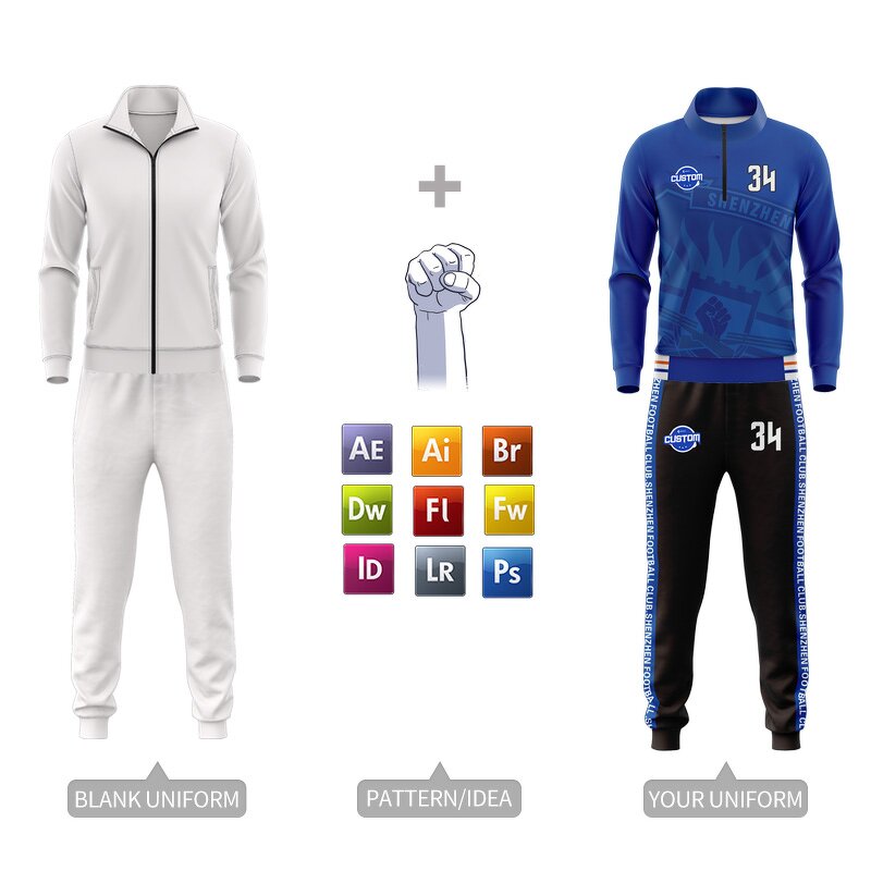 Soccer Training Tracksuit - Manufacturer - Wholesale Velour High Quality Comfortable Half Zip Women