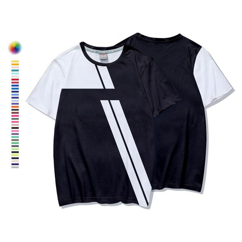 Men's T-shirt - Manufacturer - Wholesale 100% Polyester Custom Cheap Sublimation Digital Printing LT322