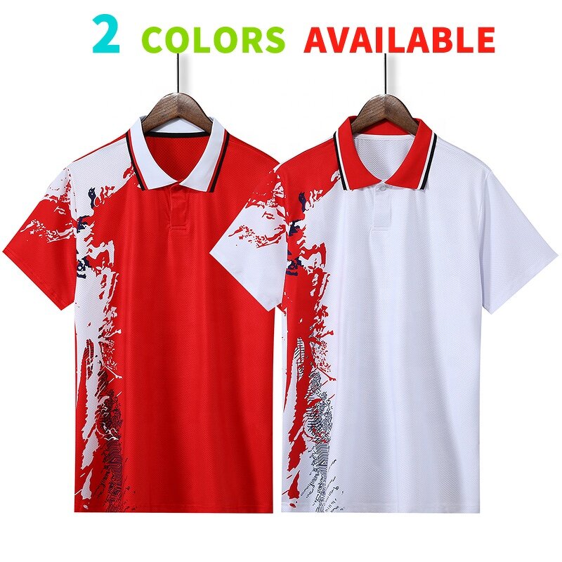 Men's Tennis T-shirt - Manufacturer - Fashion Outdoor Badminton Table Tennis Summer Short-Sleeved GJ247
