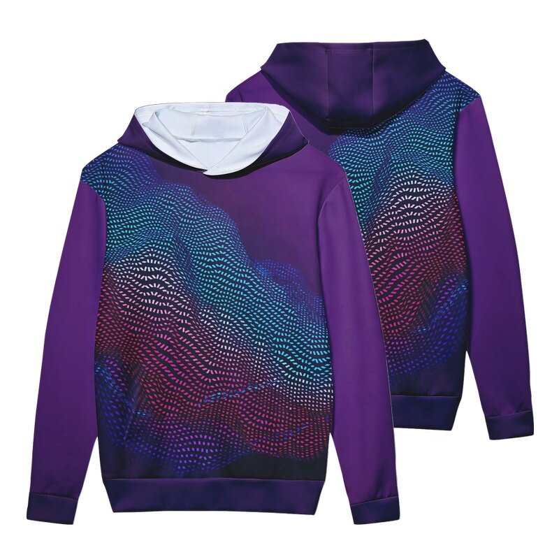 Plus Size Hoodie - Manufacturer - Custom Men's Casual Round Collar Women's Solid Color Embroidery Unisex W8137