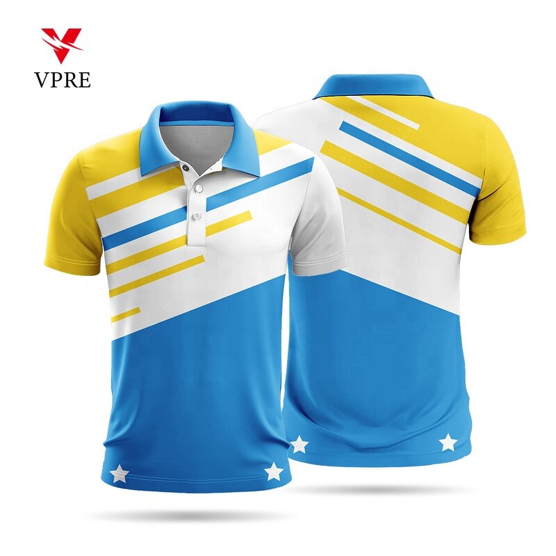 Men's Polo Shirt - Manufacturer - Wholesale Custom Embroidered Sublimation Polyester Quick Dry Breathable