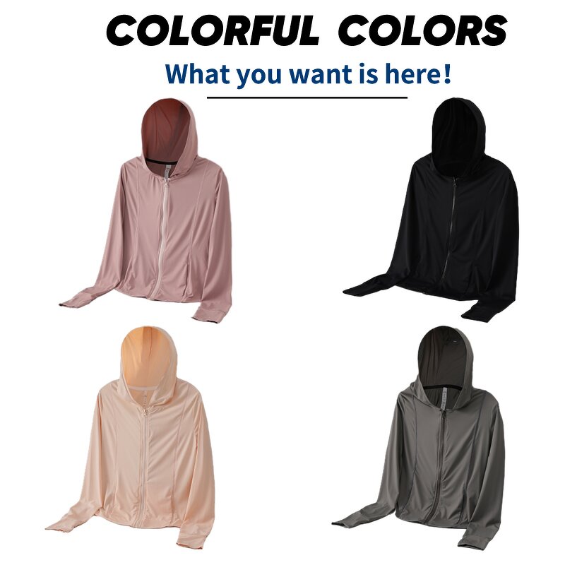 Female Yoga Jacket - Manufacturer - Wholesale Full Zipper Casual Loose Hooded Gym Sportswear 7104