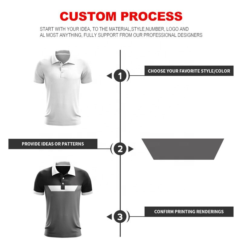 Branded Polo Shirt - Manufacturer - Wholesale for Men Sublimation High Quality Custom Logo Polyester