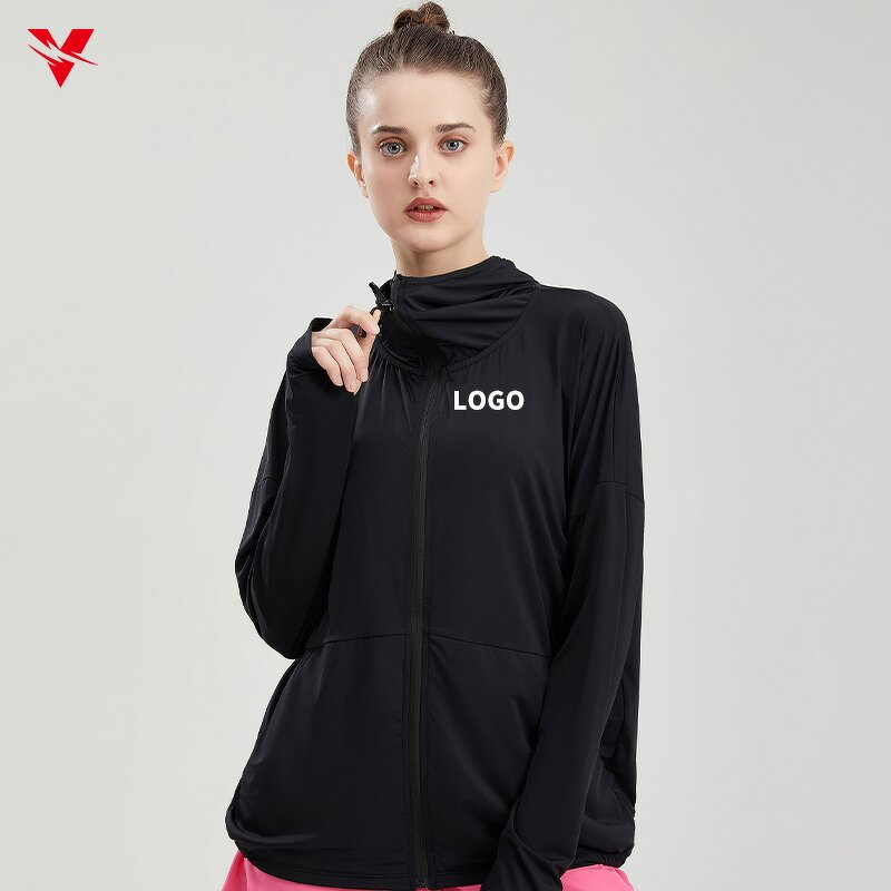 Women's Sunscreen Jacket - Manufacturer - New Style SunProtect Loose Yoga Quick Dry Sports Coat 7101