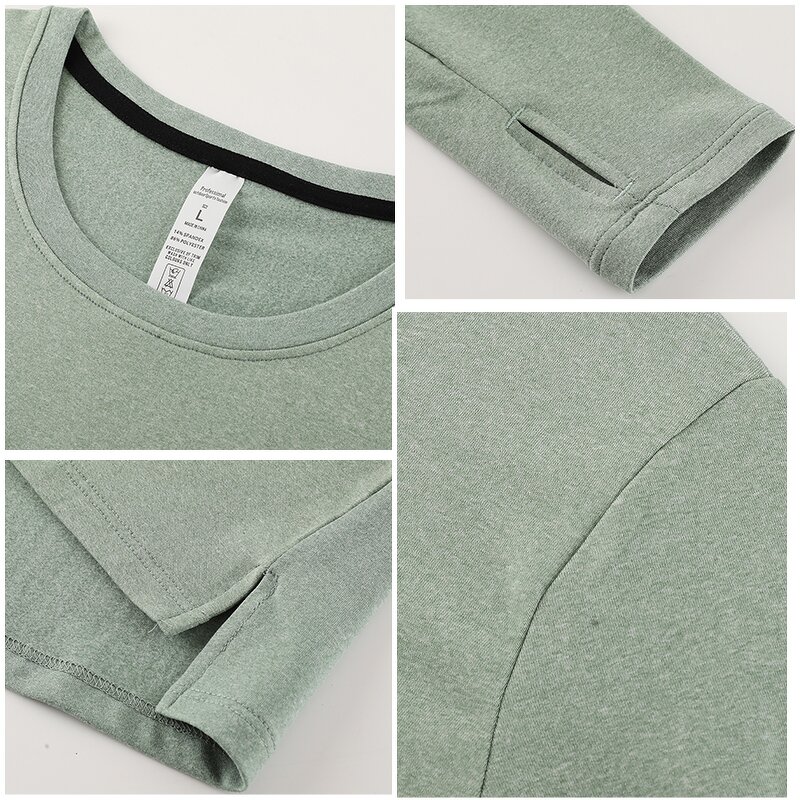 Women's Pullover Sweater - Manufacturer - Custom Logo Loose Yoga Casual Fitness Running Long Sleeve 308